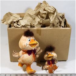 BOX OF ORNAMENTAL DUCKS 14 PIECE