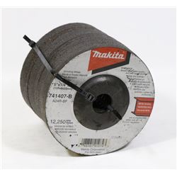 15PC MAKITA METAL GRINDING WHEELS.