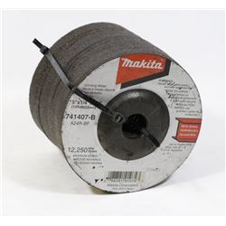 15PC MAKITA METAL GRINDING WHEELS.