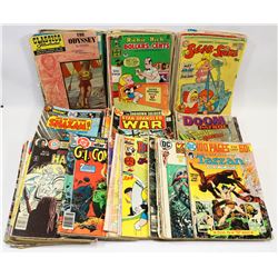 BOX OF OLD ESTATE COMIC BOOKS