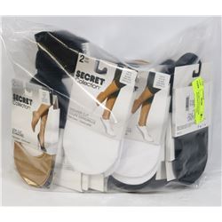 BAG OF SECRET COLLECTION TIGHTS AND FOOT COVERS.