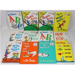 BOX OF 12 MOSTLY DR. SEUS CHILDREN'S BOOKS