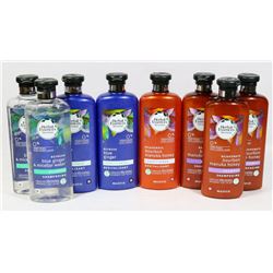 BAG OF ASSORTED HERBAL ESSENCE SHAMPOO.