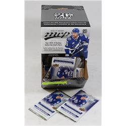 BOX OF UPPER DECK 20TH MVP CARDS, 5 CARDS PER PACK