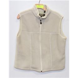 NEW LADIES SZ L NORTH END FULL ZIP FLEECE VEST