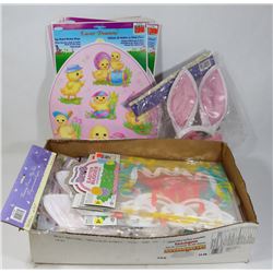 FLAT OF NEW EASTER DECORATIONS AND MORE