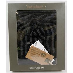 TIMBERLAND SCARF AND HAT SET - NEW IN PACKAGE
