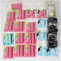 BAG OF ASSORTED LIP CARE.