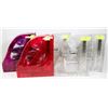 Image 1 : 5PC DESK SET INCL DOCUMENT HOLDER, STAPLER &