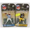 Image 1 : LOT OF 2 NFL LEGENDS FIGURES - JACK LAMBERT &