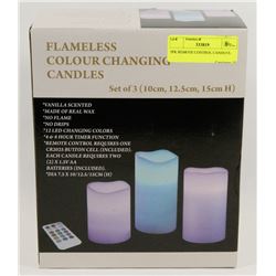 3PK REMOTE CONTROL CANDLES.