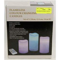 3PK REMOTE CONTROL CANDLES.