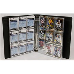 BINDER 2015/16 OPEECHEE HOCKEY CARDS INCL SOME