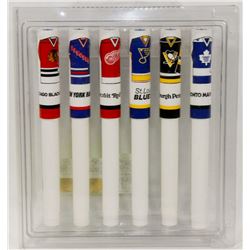 UNOPENED BOX OF NHL PENS.