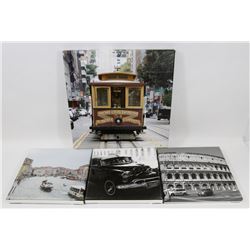 BUNDLE OF ASSORTED CANVAS PICTURES