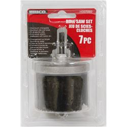 NEW! 7PC HOLE SAW SET