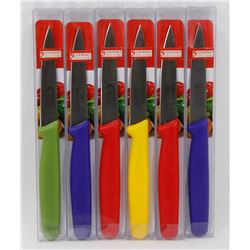 NEW! 6PC PARING KNIFE