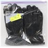 Image 1 : 2PK MENS LEATHER GLOVES MEDIUM.
