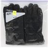 Image 1 : 2PK MENS LEATHER GLOVES MEDIUM.