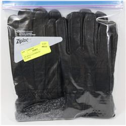 2PK MENS LEATHER GLOVES X-LARGE.