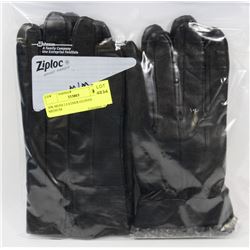 2PK MENS LEATHER GLOVES MEDIUM.