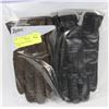 Image 1 : 2PK LADIES LEATHER GLOVES LARGE.