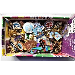 14)  LOT OF 144 ASSORTED LAPEL PINS