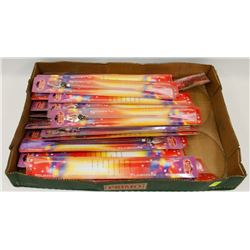 FLAT OF FLASHING CLIP IN HAIR BRAIDS., APPROX 30