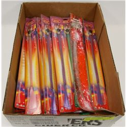 FLAT OF FLASHING CLIP IN HAIR BRAIDS., APPROX 30