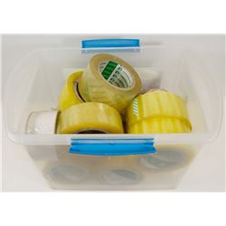 TOTE OF PACKING TAPE