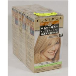 3 NEW BOXES OF CLAIROL NATURAL INSTINCTS LIGHT