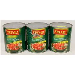 3 X 2.84L CANS OF DICED PLUM TOMATOES B/B 2020