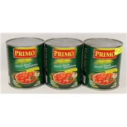 3 X 2.84L CANS OF DICED PLUM TOMATOES B/B 2020