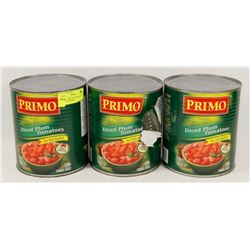3 X 2.84L CANS OF DICED PLUM TOMATOES B/B 2020