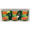 Image 1 : 3 X 2.84L CANS OF DICED PLUM TOMATOES B/B 2020