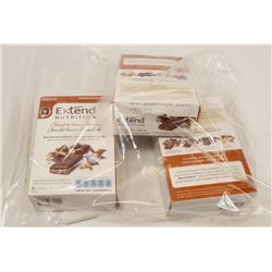 LOT OF 3 EXTEND NUTRITION BARS CHOCOLATE PEANUT
