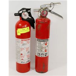 PAIR OF 2LBS FIRE EXTINGUISHERS