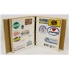 Image 1 : BINDER OF ASSORTED OIL FIELD STICKERS