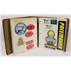 Image 1 : BINDER OF ASSORTED OIL FIELD STICKERS