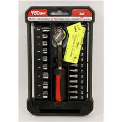 HYPER TOUGH 24PCS 1/4" DRIVE SOCKET SET
