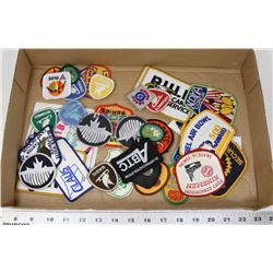FLAT OF VARIOUS PATCHES.