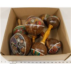 FLAT OF ASSORTED MARACAS