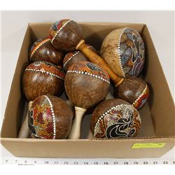 FLAT OF ASSORTED MARACAS