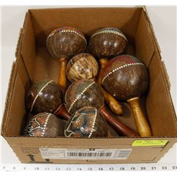 FLAT OF ASSORTED MARACAS