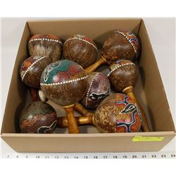 FLAT OF ASSORTED MARACAS
