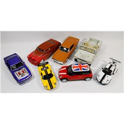A LOT OF 7 DIE CAST CARS