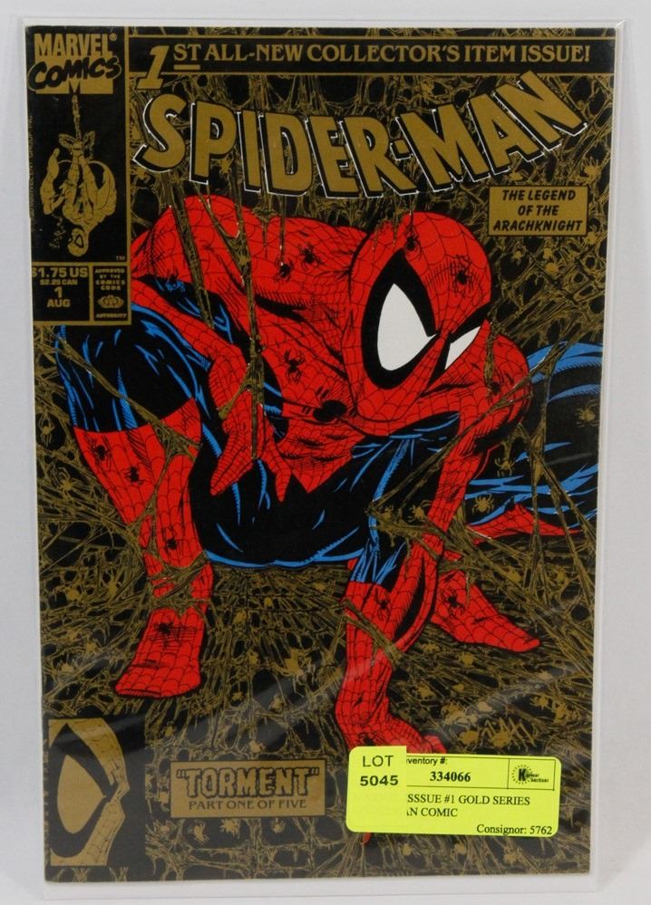MARVEL ISSUE #1 GOLD SERIES SPIDERMAN COMIC