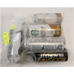 BAG OF ASSORTED ENERGY DRINKS.