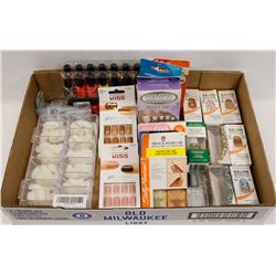 FLAT OF NEW NAIL ITEMS TOE RINGS