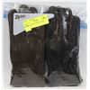 Image 1 : 2PK LADIES LEATHER GLOVES MEDIUM.